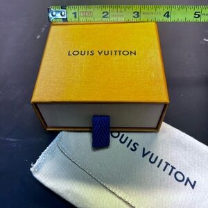 Louis Vuitton Gold Jewelry Box/drawer style.